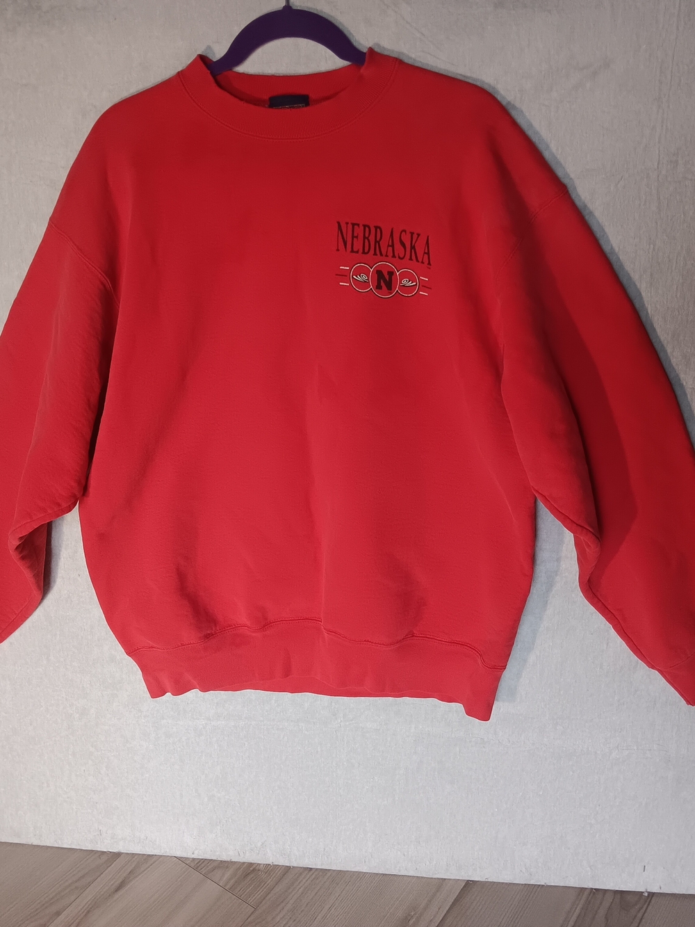 VTG 90s Nebraska Huskers Crewneck Made In USA